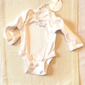 NEW “Lucy” Custom Newborn Onesie